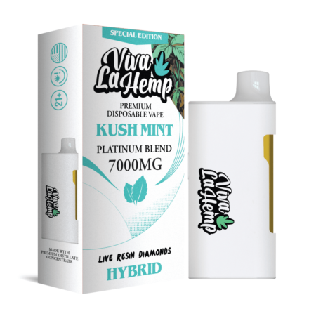 Platinum Blend – Disposable Vape 7ML Kush Mint - Hybrid